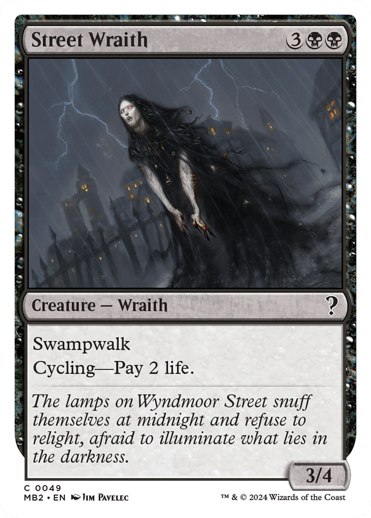 Street Wraith (White Border) (049) - Mystery Booster 2