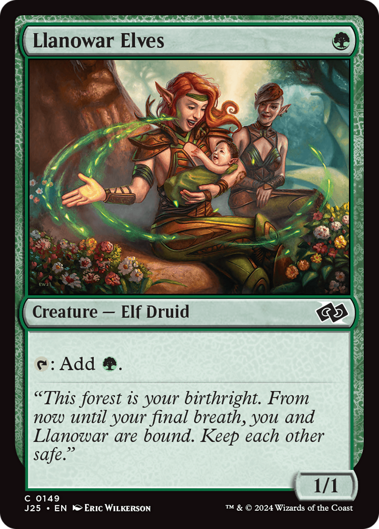 Llanowar Elves [Foundations Jumpstart] | Silver Goblin