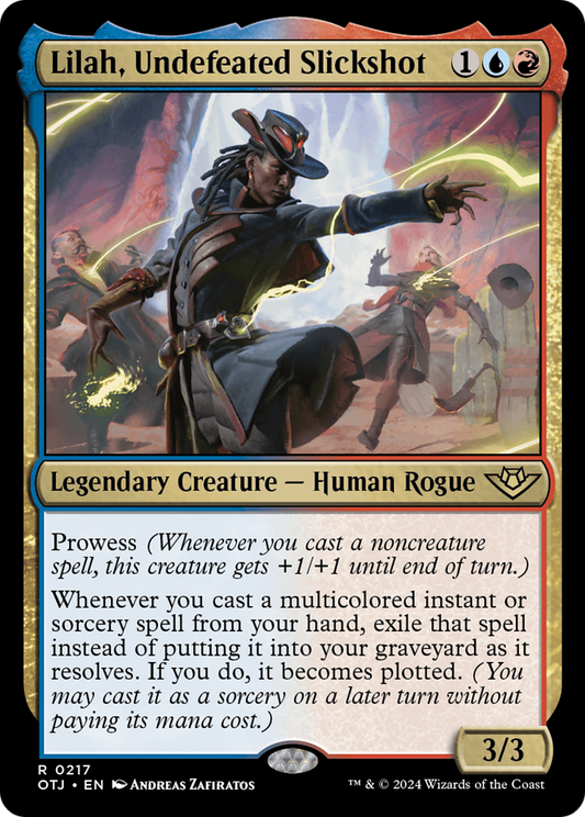 Lilah, Undefeated Slickshot (217) Foil - Outlaws of Thunder Junction