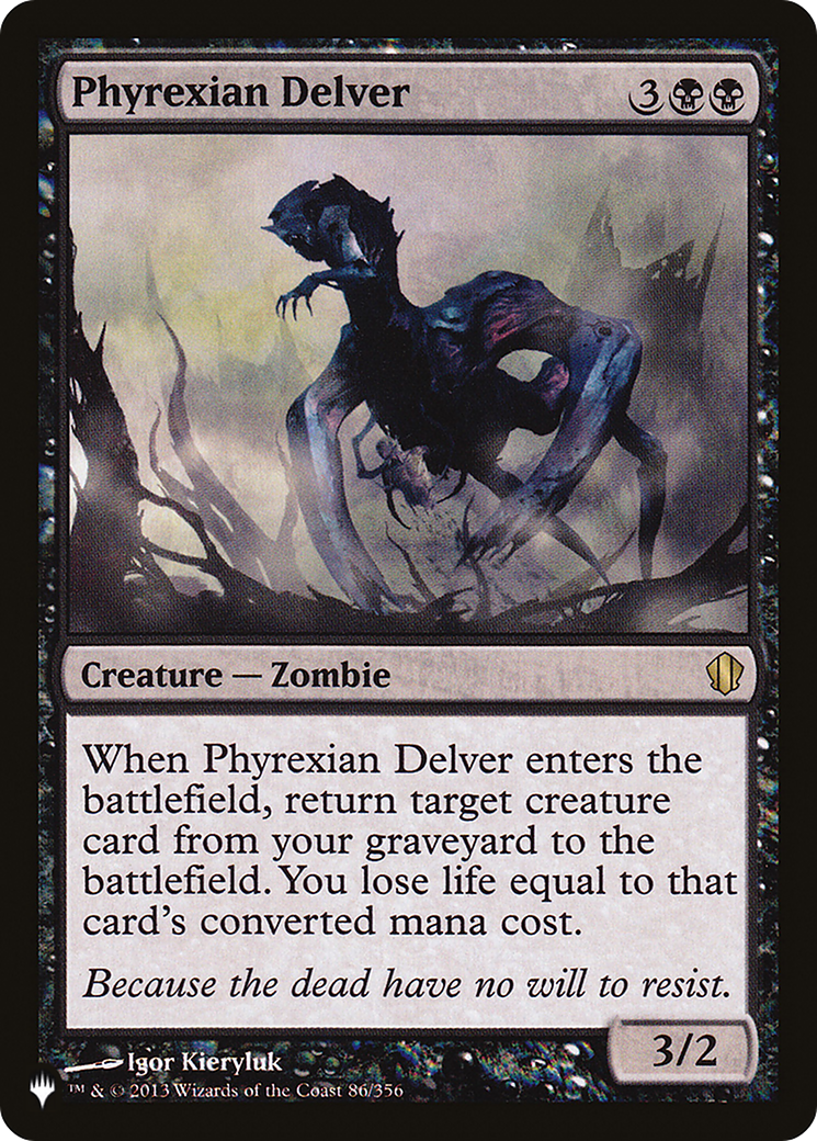 Phyrexian Delver (C13-86) - The List