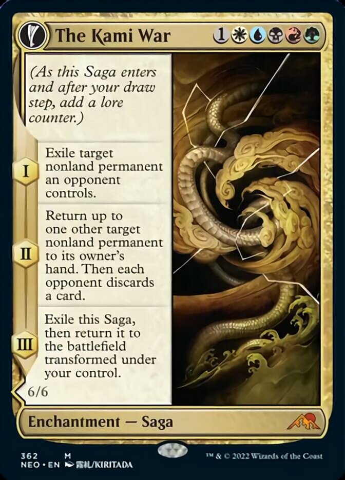The Kami War (Showcase) (362) Foil - Kamigawa: Neon Dynasty