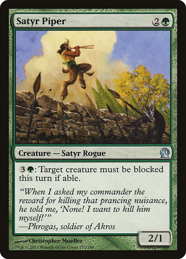 Satyr Piper (175) Foil - Theros