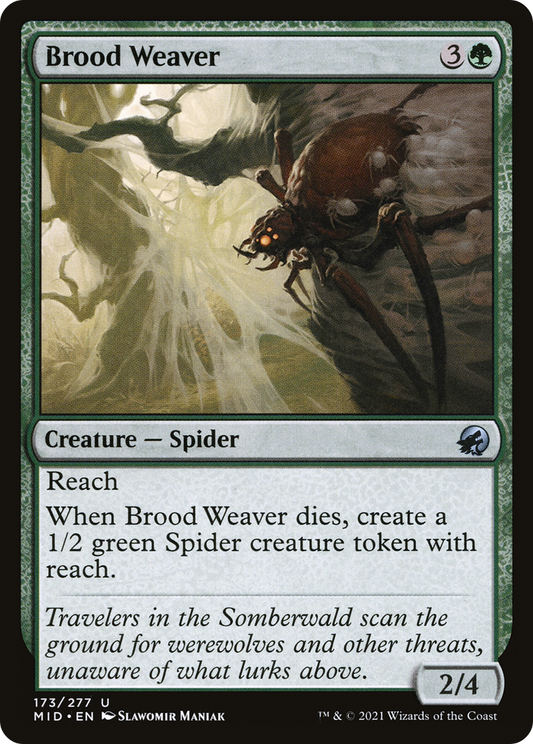 Brood Weaver (173) Foil - Innistrad: Midnight Hunt