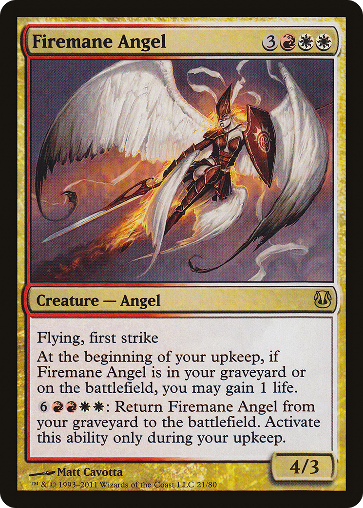 Firemane Angel (021) - Duel Decks: Ajani vs. Nicol Bolas