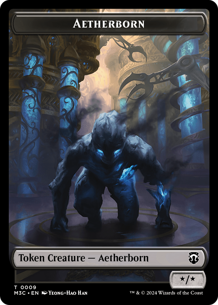 Aetherborn // Thopter Double-Sided Token [Modern Horizons 3 Commander Tokens] | Silver Goblin