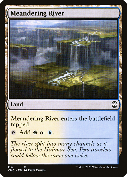 Meandering River (114) - Kaldheim Commander