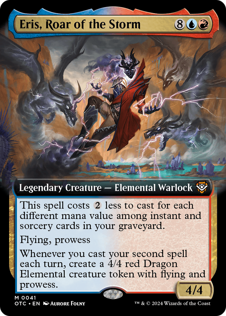 Eris, Roar of the Storm (Extended Art) (041) - Outlaws of Thunder Junction Commander