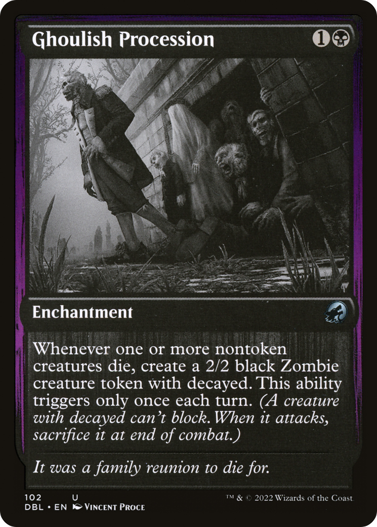 Ghoulish Procession (102) - Innistrad: Double Feature