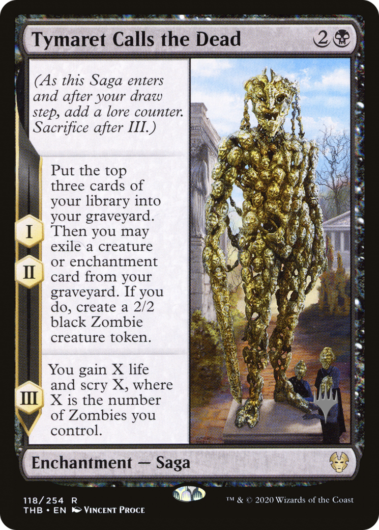 Tymaret Calls the Dead (118) Foil - Theros Beyond Death Promos