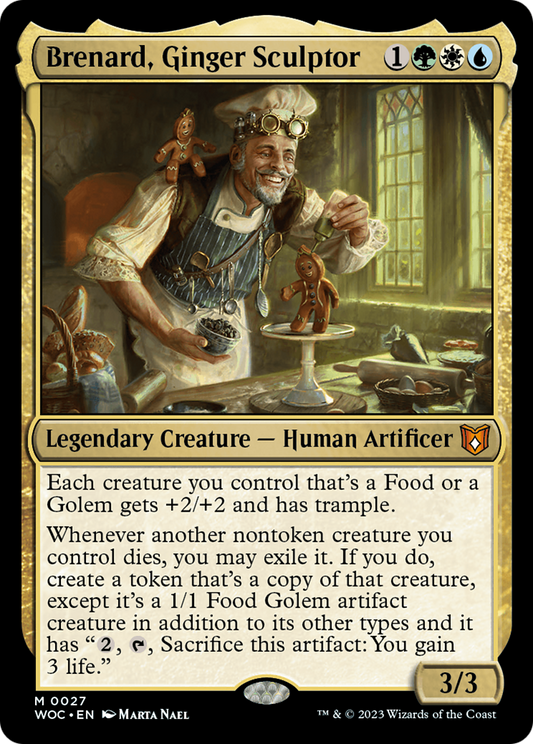 Brenard, Ginger Sculptor (027) - Wilds of Eldraine Commander