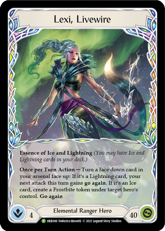 Lexi, Livewire [HER049] (Promo)  Rainbow Foil | Silver Goblin