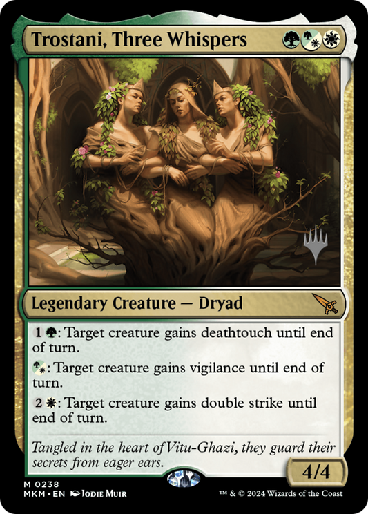 Trostani, Three Whispers (Promo Pack) [Murders at Karlov Manor Promos] Foil