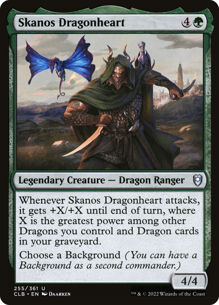Skanos Dragonheart (255) Foil - Commander Legends: Battle for Baldur's Gate