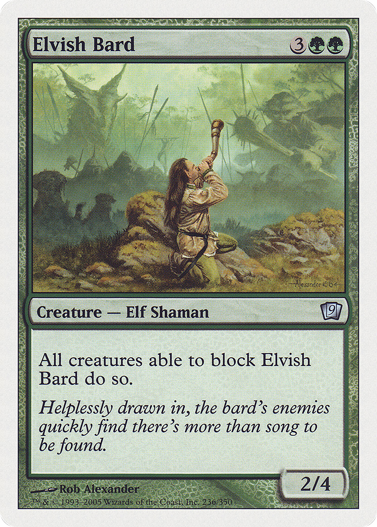 Elvish Bard (236) - Ninth Edition