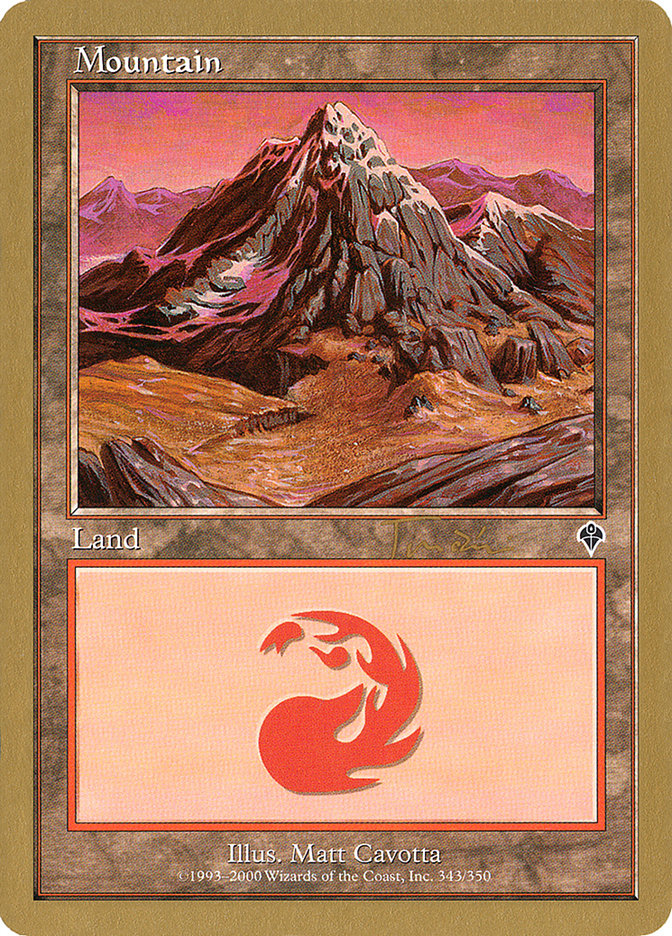 Mountain (jt343a) (Jan Tomcani) (INV) [World Championship Decks 2001] | Silver Goblin