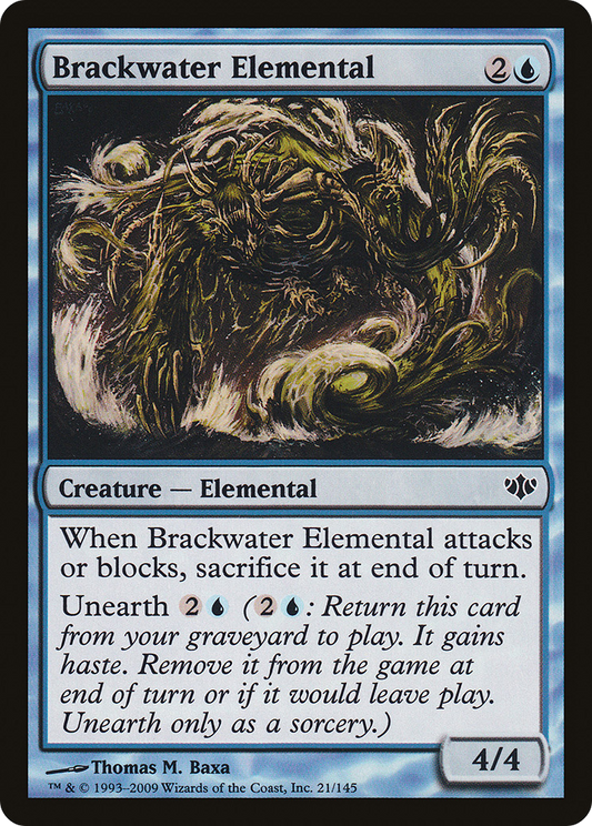 Brackwater Elemental (021) - Conflux