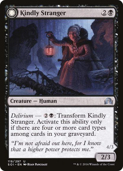 Kindly Stranger // Demon-Possessed Witch (119) - Shadows over Innistrad