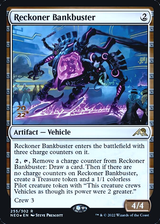 Reckoner Bankbuster [Kamigawa: Neon Dynasty Prerelease Promos] | Silver Goblin