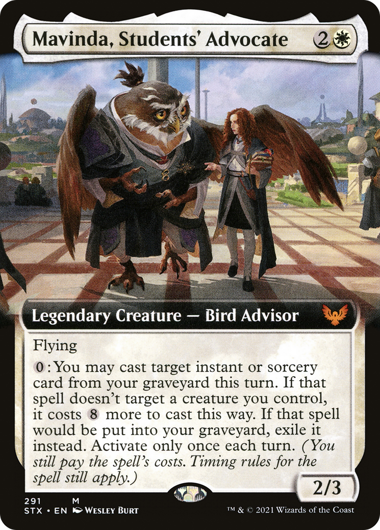 Mavinda, Students' Advocate (Extended Art) [Strixhaven: School of Mages] | Silver Goblin