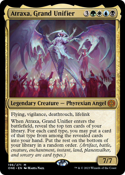 Atraxa, Grand Unifier (196p) - Phyrexia: All Will Be One Promos