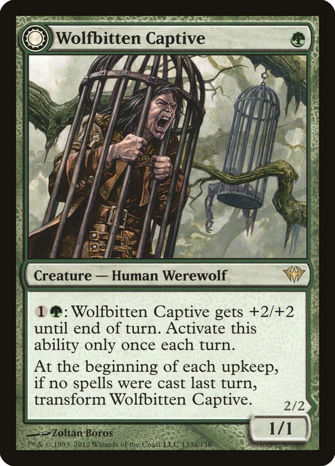 Wolfbitten Captive (133) Foil - Dark Ascension