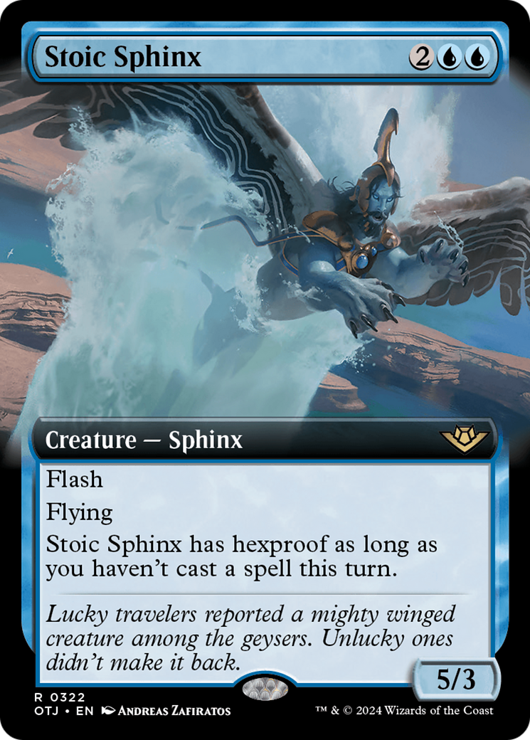 Stoic Sphinx (Extended Art) (322) - Outlaws of Thunder Junction