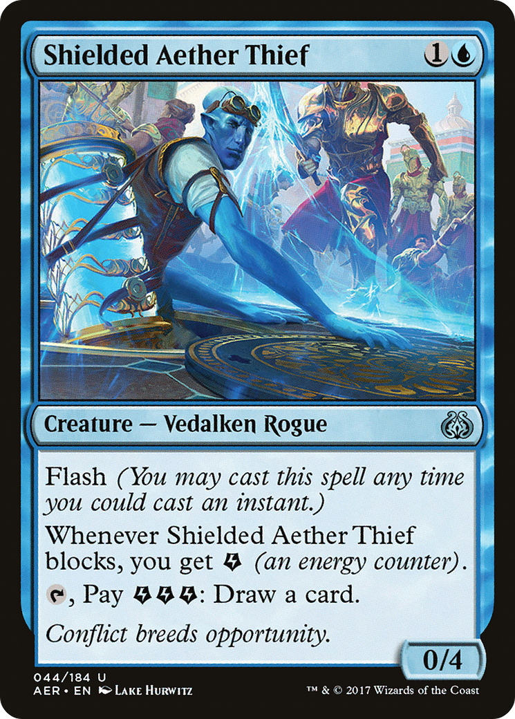 Shielded Aether Thief (044) Foil - Aether Revolt
