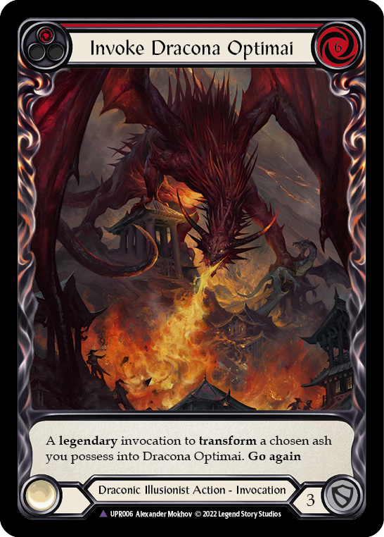 Invoke Dracona Optimai // Dracona Optimai (Marvel) (UPR006) Cold Foil - Uprising