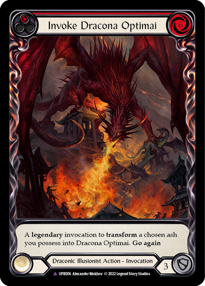 Invoke Dracona Optimai // Dracona Optimai (Marvel) (UPR006) Cold Foil - Uprising