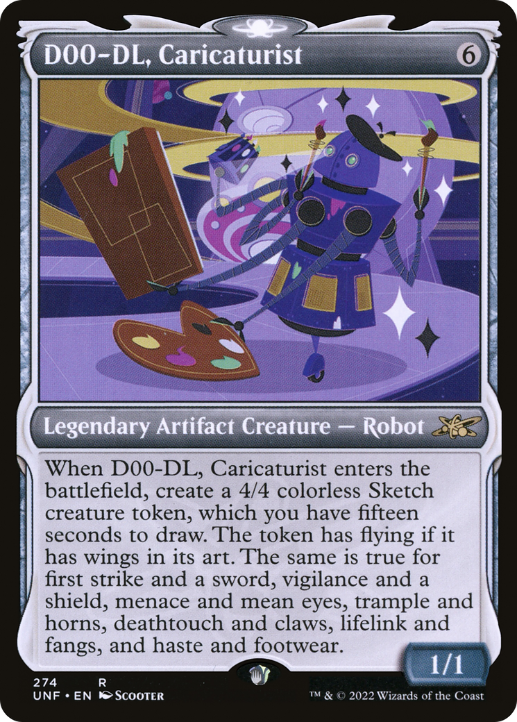 D00-DL, Caricaturist (Showcase) (274) - Unfinity