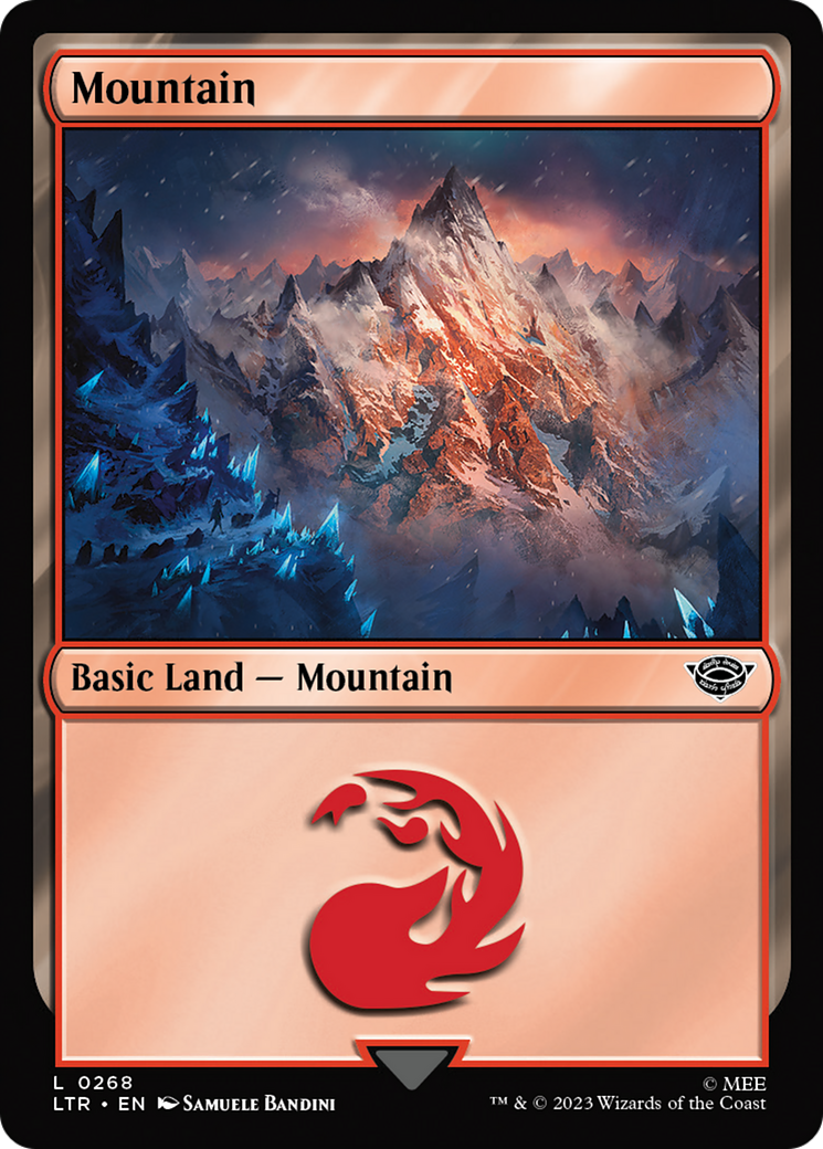 Mountain (268) Foil - The Lord of the Rings: Tales of Middle-earth