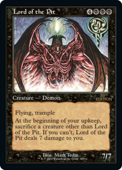 Lord of the Pit (Retro) (408) - 30th Anniversary Edition