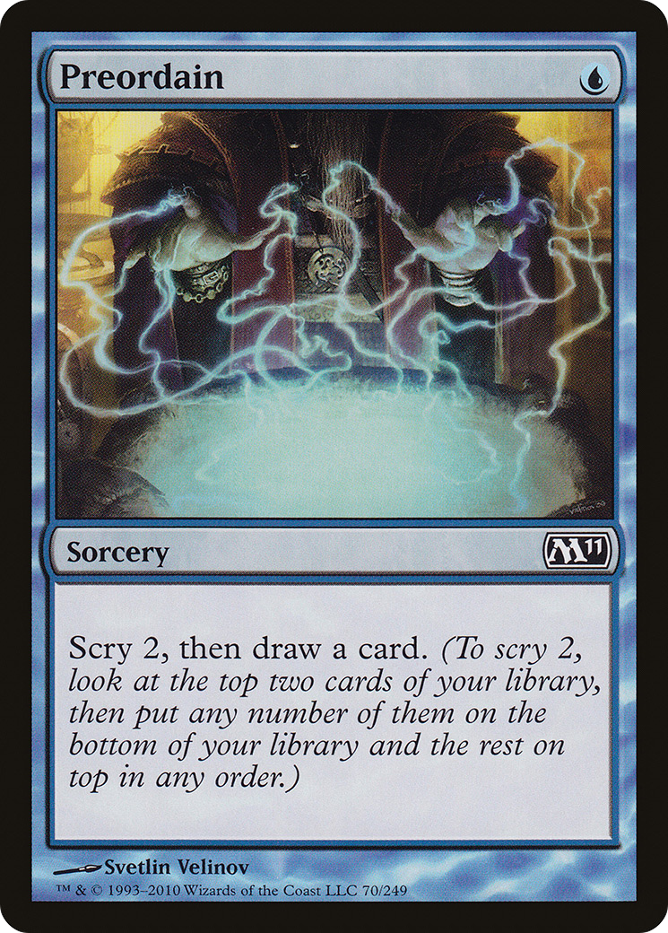 Preordain (070) Foil - Magic 2011