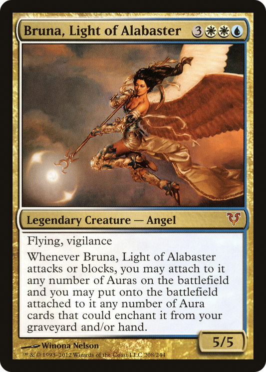 Bruna, Light of Alabaster (208) - Avacyn Restored