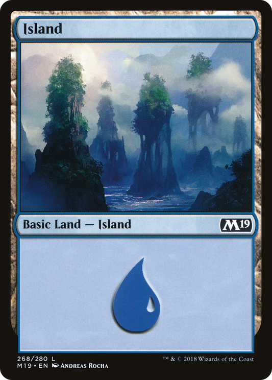 Island (268) [Core Set 2019] Foil