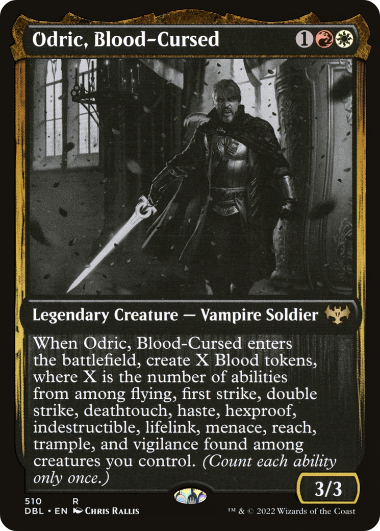 Odric, Blood-Cursed (510) Foil - Innistrad: Double Feature