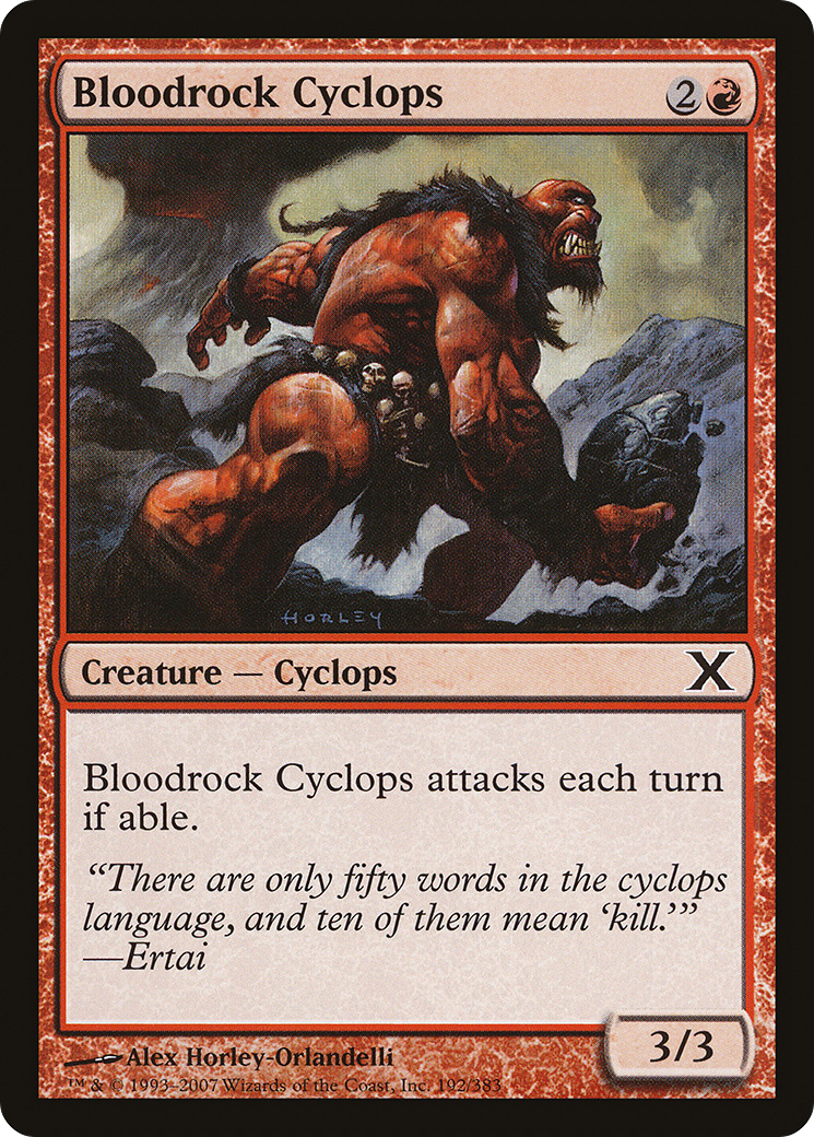 Bloodrock Cyclops (192) - Tenth Edition