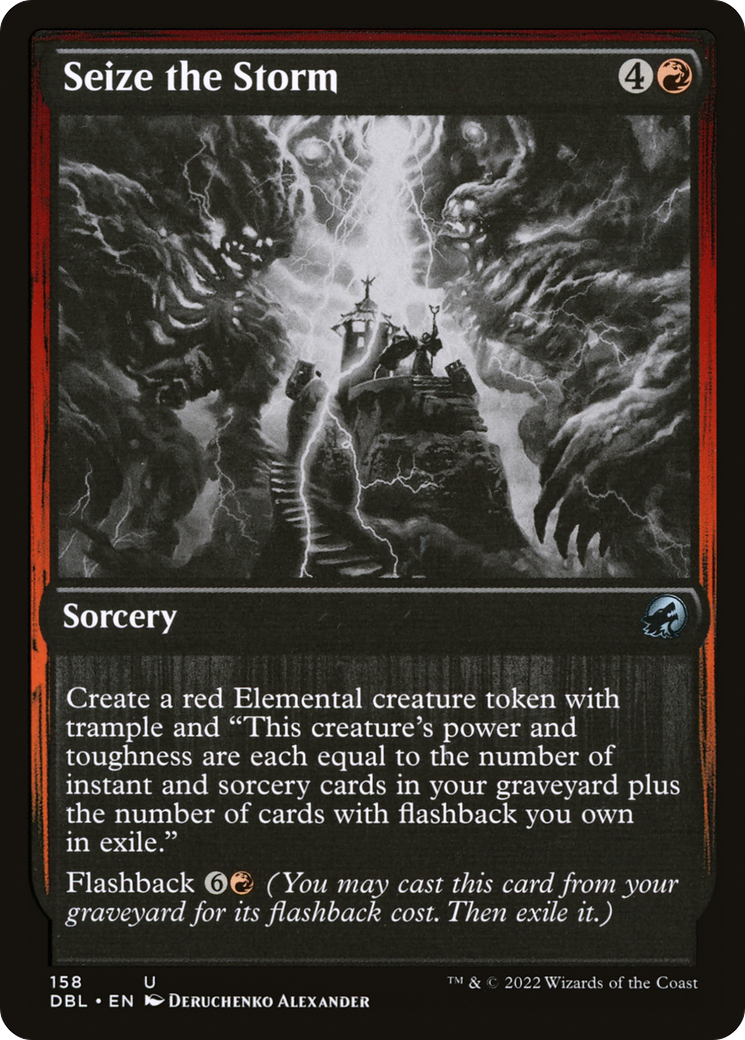 Seize the Storm (158) Foil - Innistrad: Double Feature