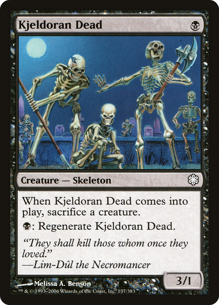 Kjeldoran Dead (137) - Coldsnap Theme Decks