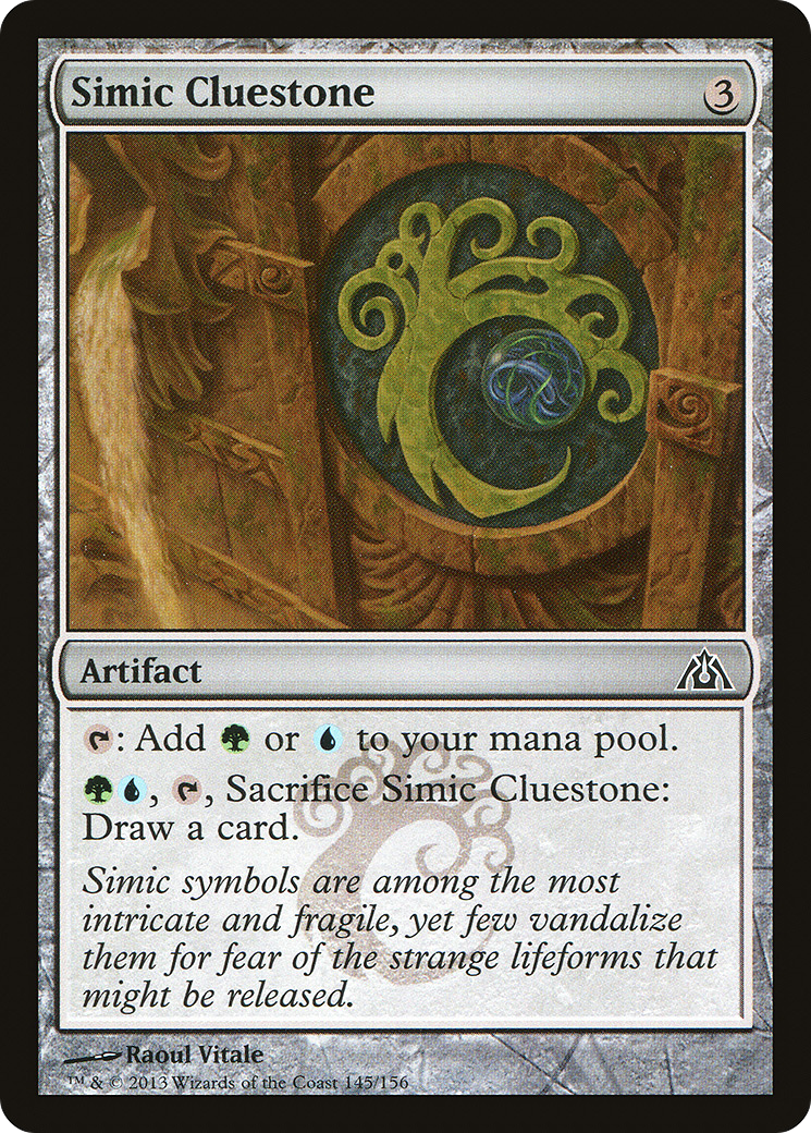 Simic Cluestone (145) - Dragon's Maze