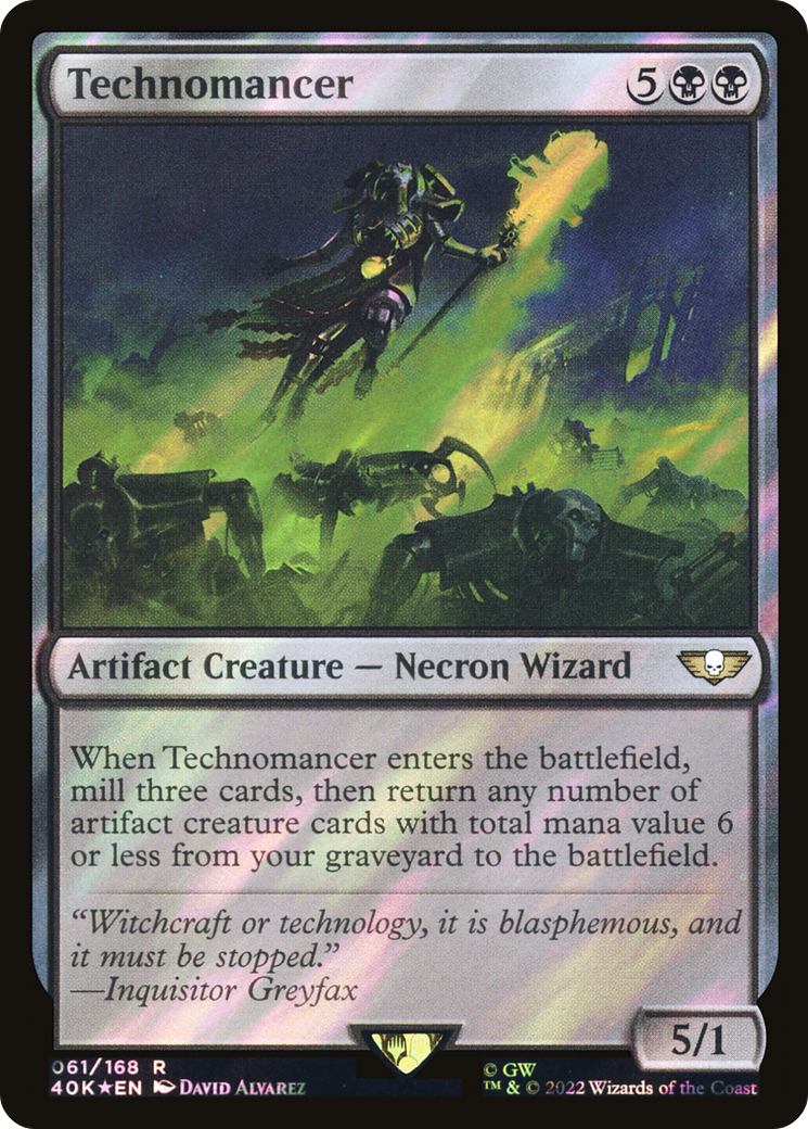 Technomancer (061) Surge Foil - Warhammer 40,000 Commander