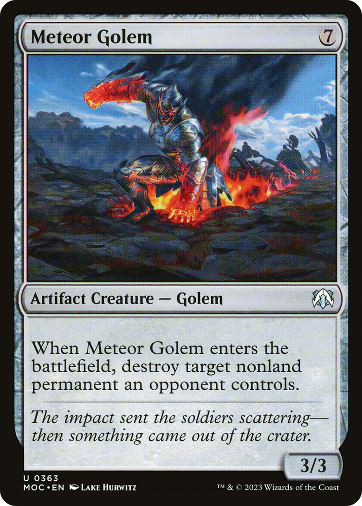 Meteor Golem (363) - March of the Machine Commander