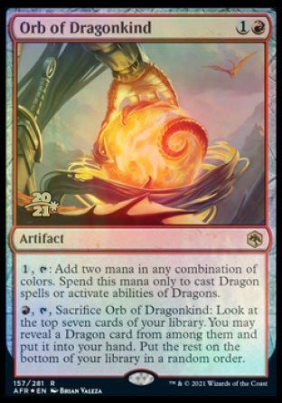 Orb of Dragonkind [Dungeons & Dragons: Adventures in the Forgotten Realms Prerelease Promos] | Silver Goblin