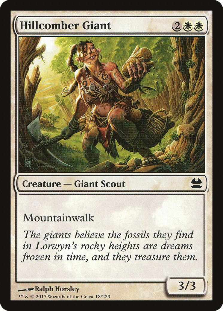Hillcomber Giant (018) - Modern Masters