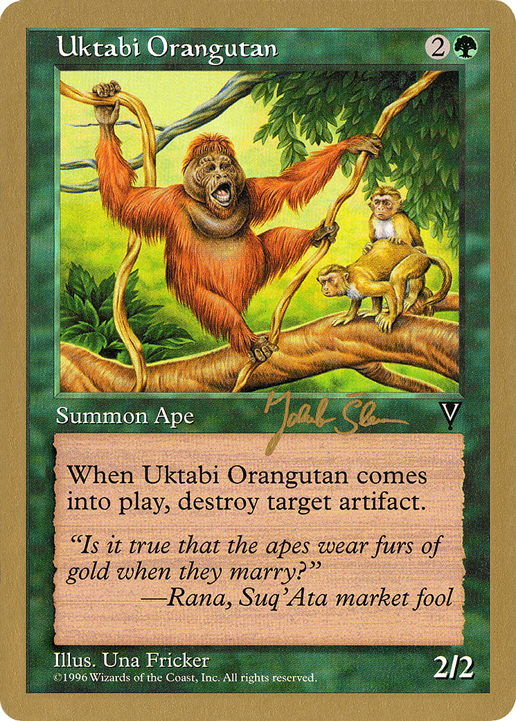 Uktabi Orangutan - 1997 Jakub Slemr (VIS) (Retro) - World Championship Decks 1997