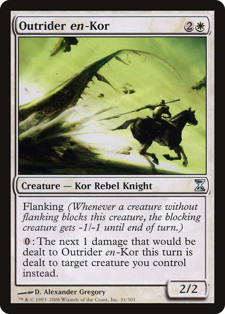 Outrider en-Kor (031) Foil - Time Spiral