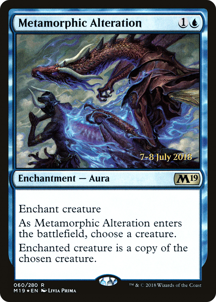 Metamorphic Alteration (60s) Foil - Core Set 2019 Promos