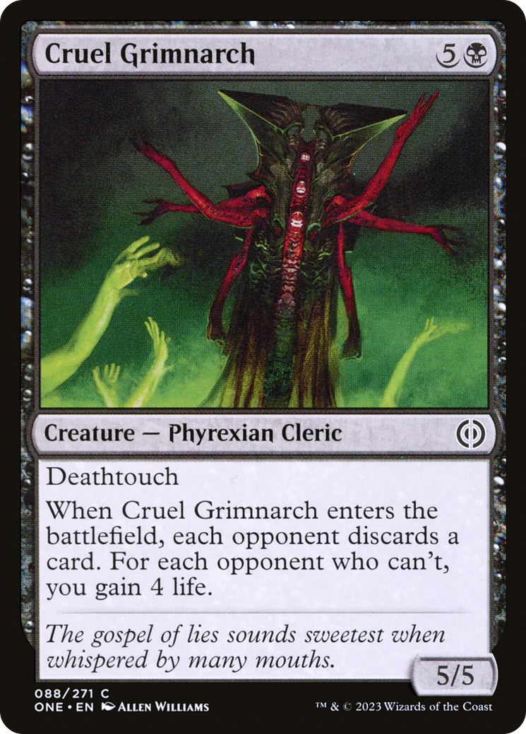 Cruel Grimnarch [Phyrexia: All Will Be One] | Silver Goblin