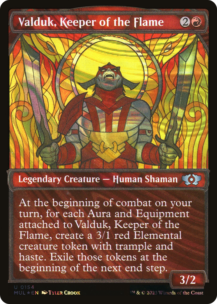 Valduk, Keeper of the Flame (Halo Foil) [Multiverse Legends] | Silver Goblin