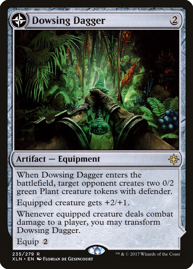 Dowsing Dagger // Lost Vale (235) Foil - Ixalan
